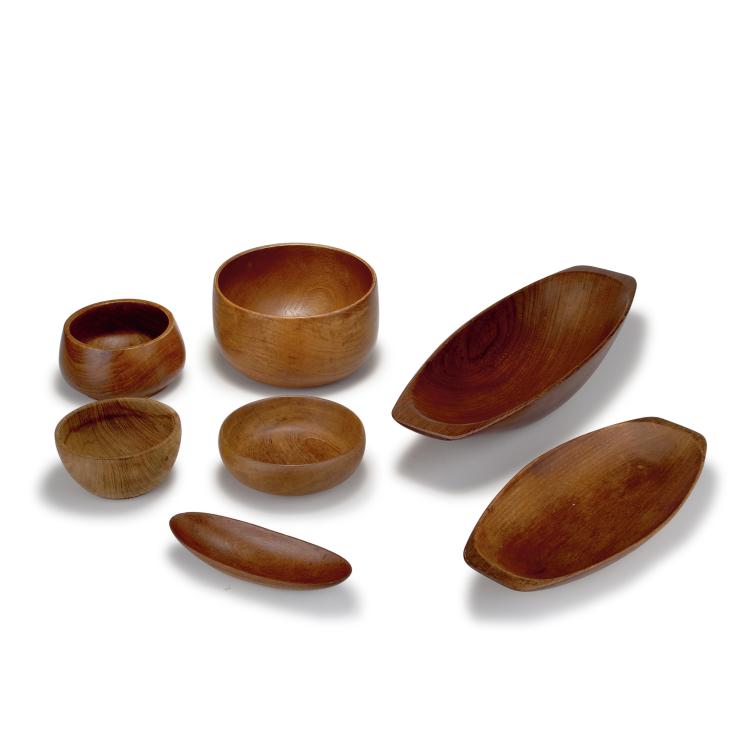 Hauptbild zu Objekt, Sieben Schalen, 1950er Jahre, D&auml;nemark, 115A 305