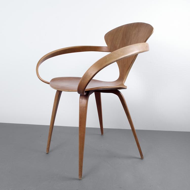 Bild 1 zu Objekt, Armlehnstuhl 'Cherner Chair', 1957, Norman Cherner, Plycraft, Lawrence, MA, 115C 366
