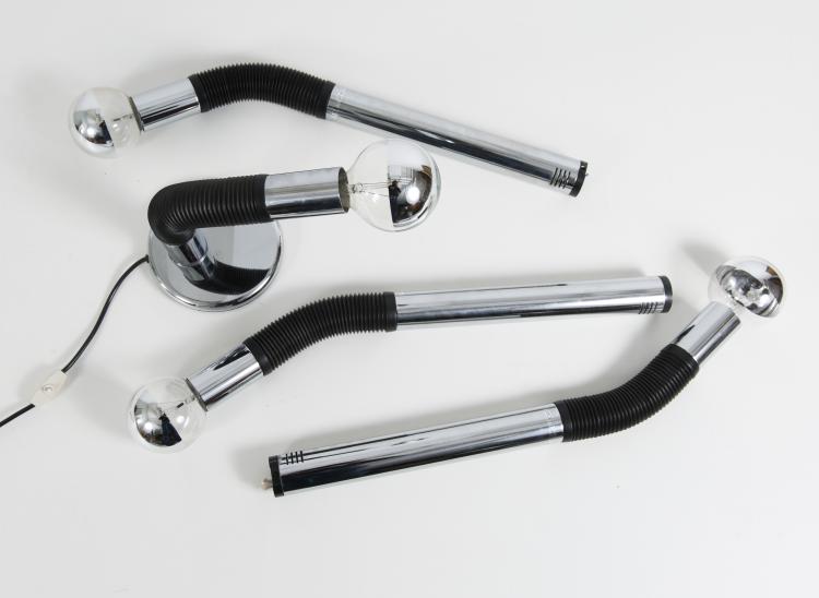 Hauptbild zu Objekt, Drei Deckenleuchten, eine Tischleuchte, um 1968, Targetti Sankey s.p.A., Florenz, 116A 151