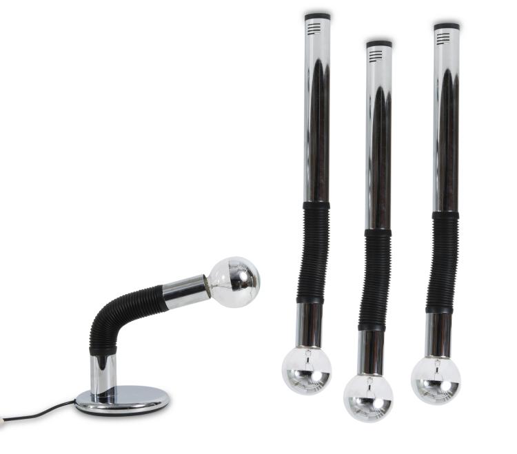 Bild 2 zu Objekt, Drei Deckenleuchten, eine Tischleuchte, um 1968, Targetti Sankey s.p.A., Florenz, 116A 151