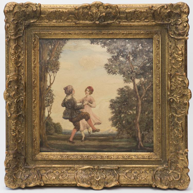 Hauptbild zu Objekt, Tanzendes Paar  , Rudolf Riemerschmid, 117B 154