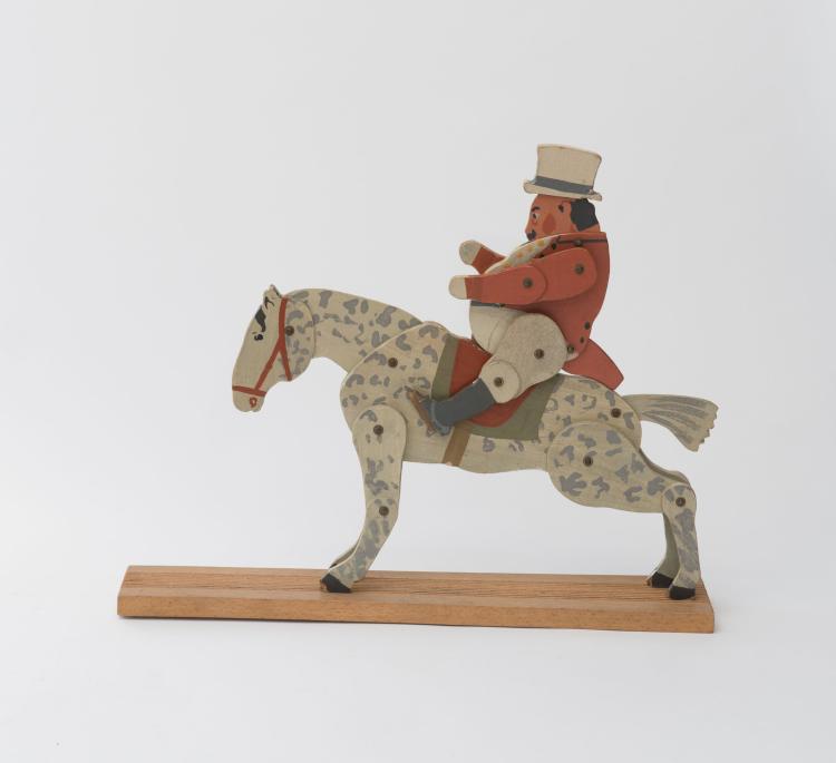 Bild 1 zu Objekt, Horse and rider, c1904, Richard Riemerschmid, Dresdener Werkst&auml;tten, Hellerau, 117B 92