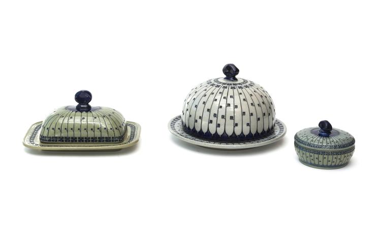 Hauptbild zu Objekt, Drei Fr&uuml;hst&uuml;cksgef&auml;&szlig;e, 1905, Richard Riemerschmid, Merkelbach, Reinhold, Grenzhausen, 117B 97