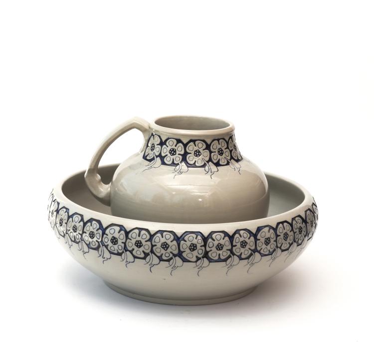 Hauptbild zu Objekt, Waschgarnitur, 1903, Richard Riemerschmid, Merkelbach, Reinhold, Grenzhausen, 117B 78