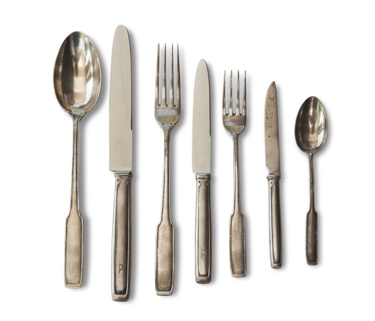 Hauptbild zu Objekt, Seven 'M 350' pieces of cutlery, 1911/12, Richard Riemerschmid, Weishaupt, Karl, M&uuml;nchen, 117B 144