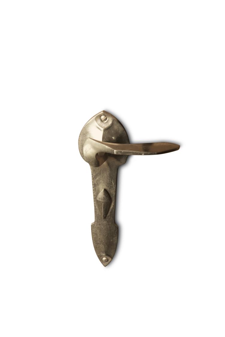 Hauptbild zu Objekt, Pair of doorhandles and strike plates, 1901, Richard Riemerschmid, M&uuml;nchen, 117B 36