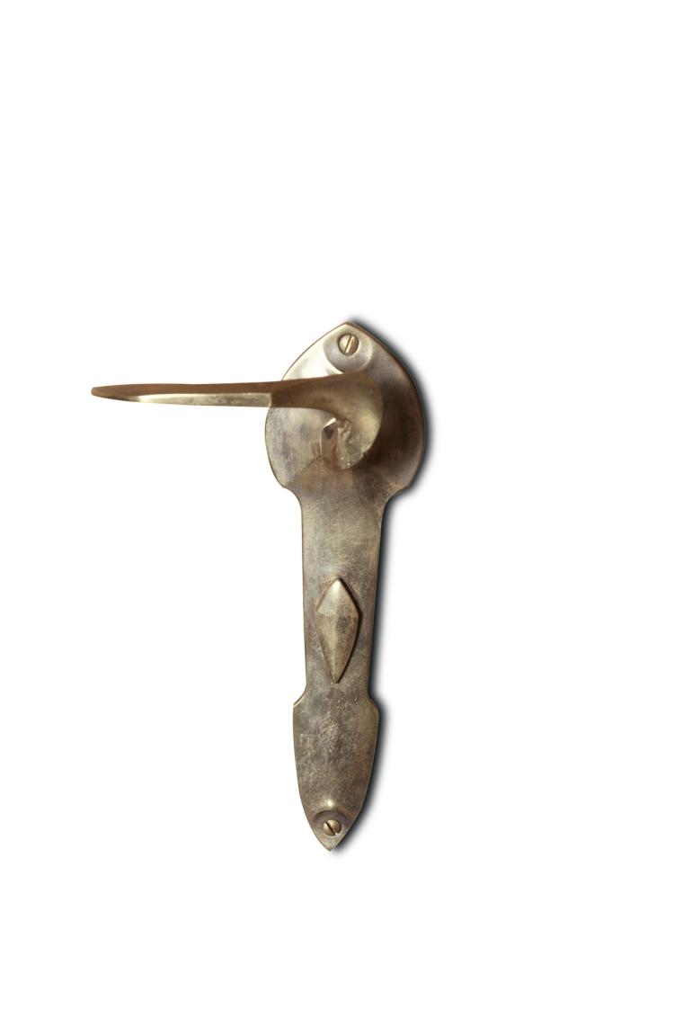 Hauptbild zu Objekt, Pair of doorhandles and strike plates, 1901, Richard Riemerschmid, M&uuml;nchen, 117B 37