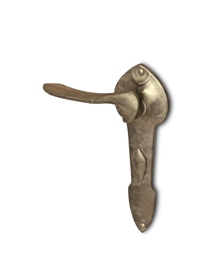 Hauptbild zu Objekt, Pair of doorhandles and strike plates, 1901, Richard Riemerschmid, M&uuml;nchen, 117B 38