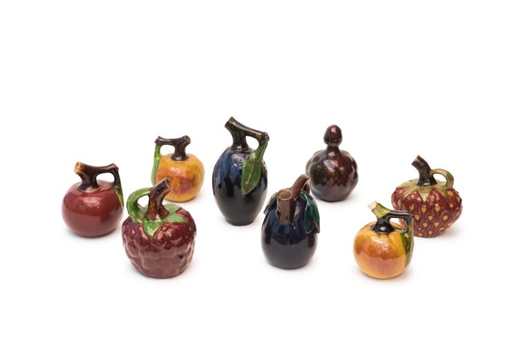 Hauptbild zu Objekt, Acht Lik&ouml;rgef&auml;&szlig;e, um 1908, Riemerschmid, Anton, M&uuml;nchen, 117B 129