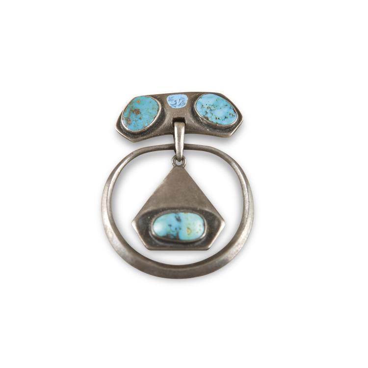 Hauptbild zu Objekt, Brooch, c1902, Joseph Maria Olbrich, Fahrner, Theodor, Pforzheim, 118A 16