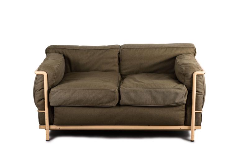 Hauptbild zu Objekt, Zweiersofa 'LC 2', 1928, Cassina, Mailand, 116C 14