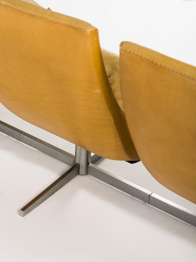 Bild 5 zu Objekt, Dreiersofa und zwei Sessel mit Ottoman, 1970er Jahre, Gruppe de Sede Design Team, De Sede, Klingnau, 116C 218