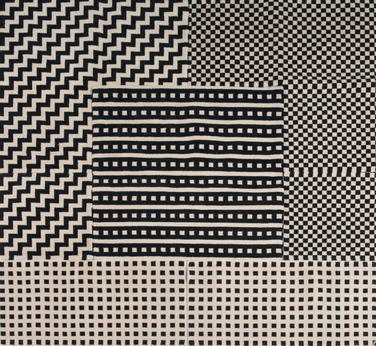 Hauptbild zu Objekt, Teppich 'Puzzle', um 1988, Marcello Morandini, Melchnau AG, Schweiz, 116A 293