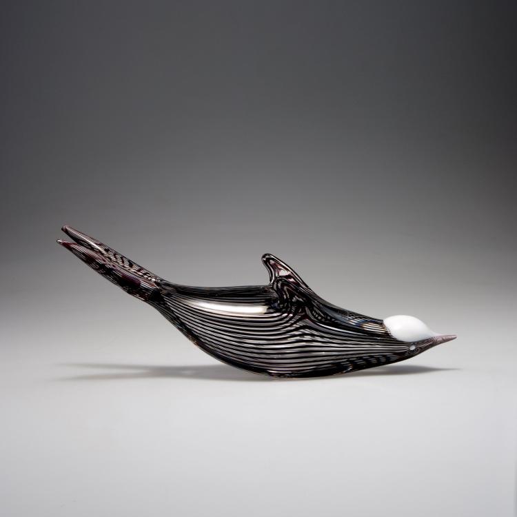 Bild 1 zu Objekt, Schwalbe 'Rondine', 1954, Fulvio Bianconi, Venini & C., Murano, 116B 125