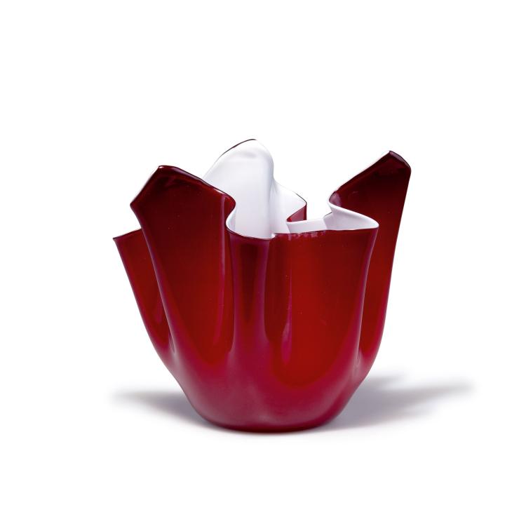 Hauptbild zu Objekt, Vase 'Fazzoletto', um 1950, Fulvio Bianconi, Venini & C., Murano, 116B 100
