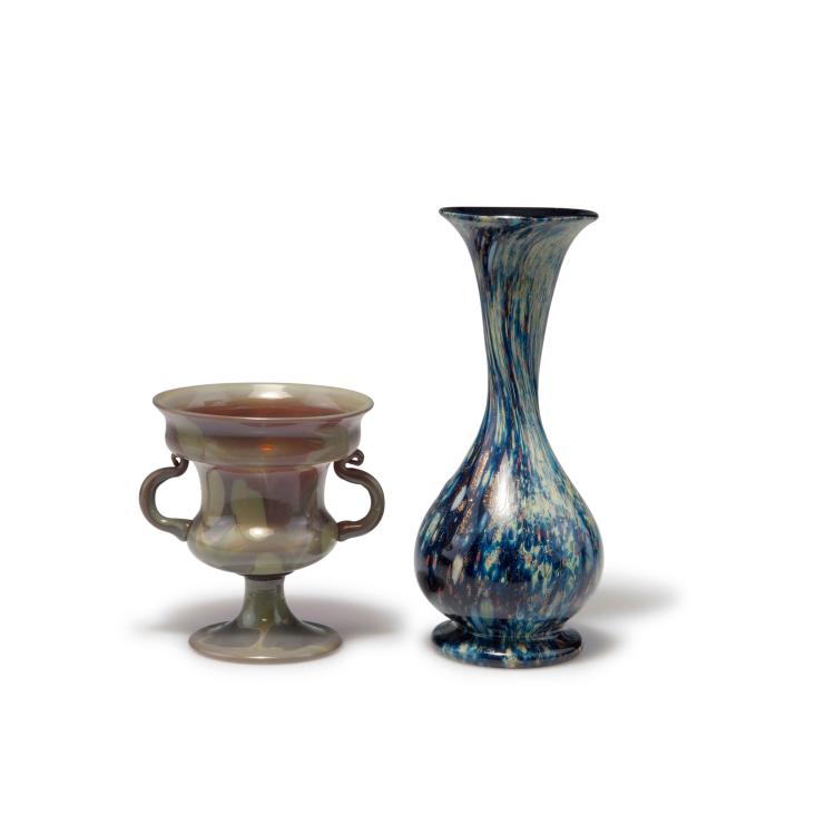 Hauptbild zu Objekt, Two vases, c1890, Ferro e Figlio, Francesco, Murano, 116B 29
