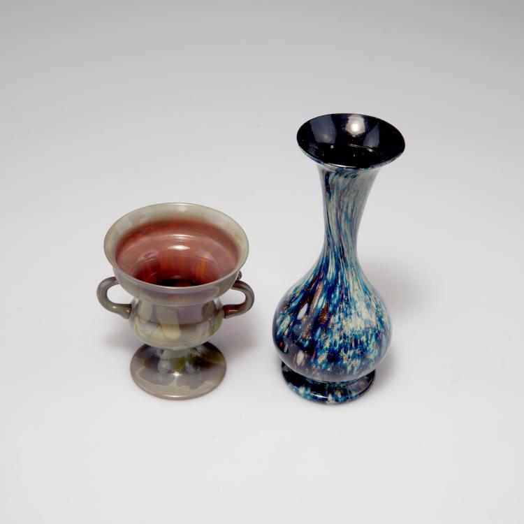 Bild 1 zu Objekt, Two vases, c1890, Ferro e Figlio, Francesco, Murano, 116B 29