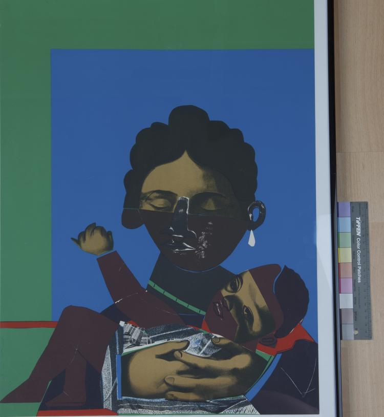 Hauptbild zu Objekt, 'Mother and child', 1971, Romare Bearden, 118B 50