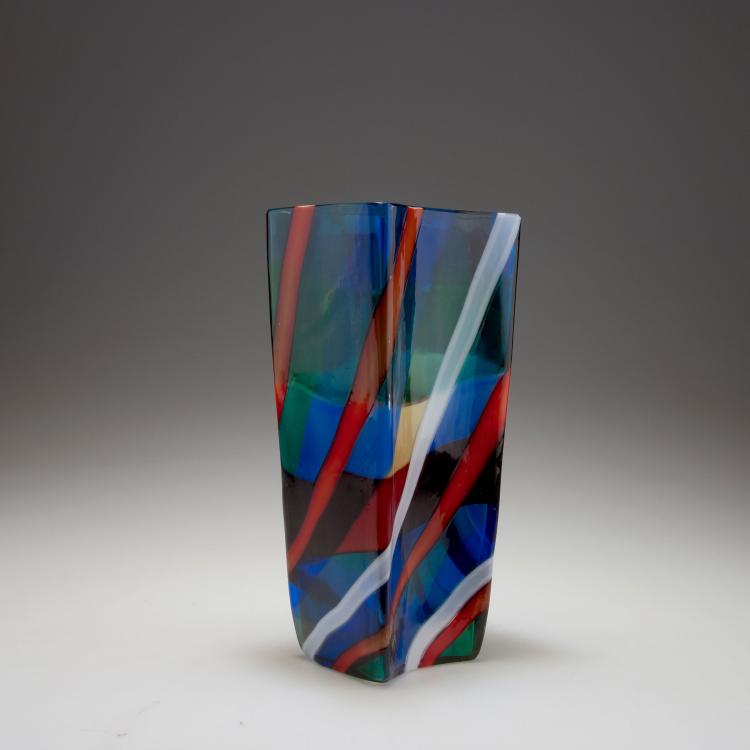 Bild 1 zu Objekt, Vase 'Scozzese', c1954, Fulvio Bianconi, Venini & C., Murano, 116B 127
