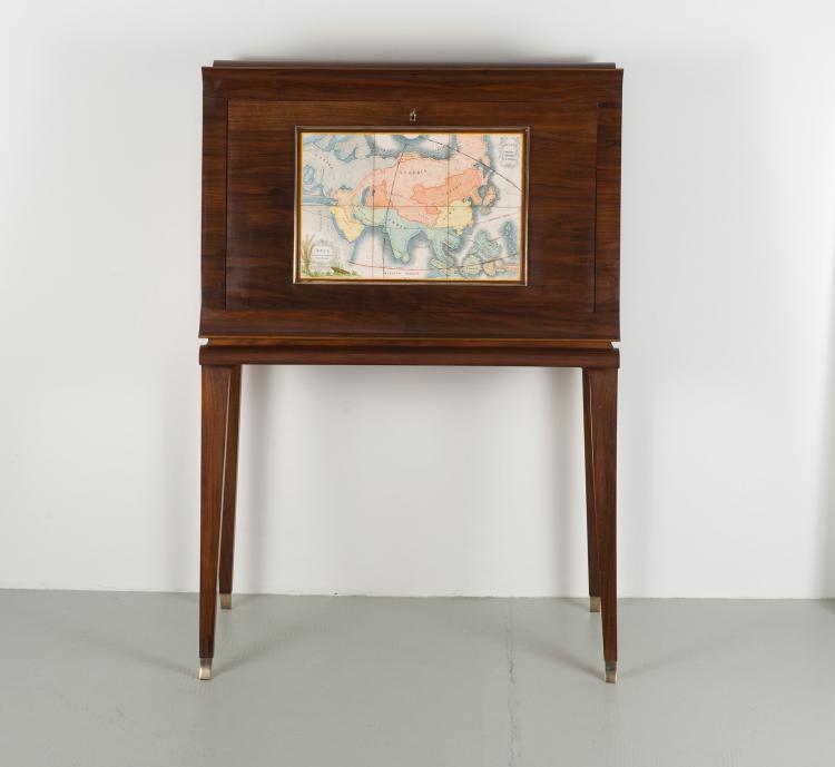 Bild 1 zu Objekt, Sekret&auml;r, 1940/50er Jahre , Vittorio, Mailand Lombardi, Lombardi, Vittorio, Mailand; Richard Ginori, Mailand (zugeschrieben), 116A 204