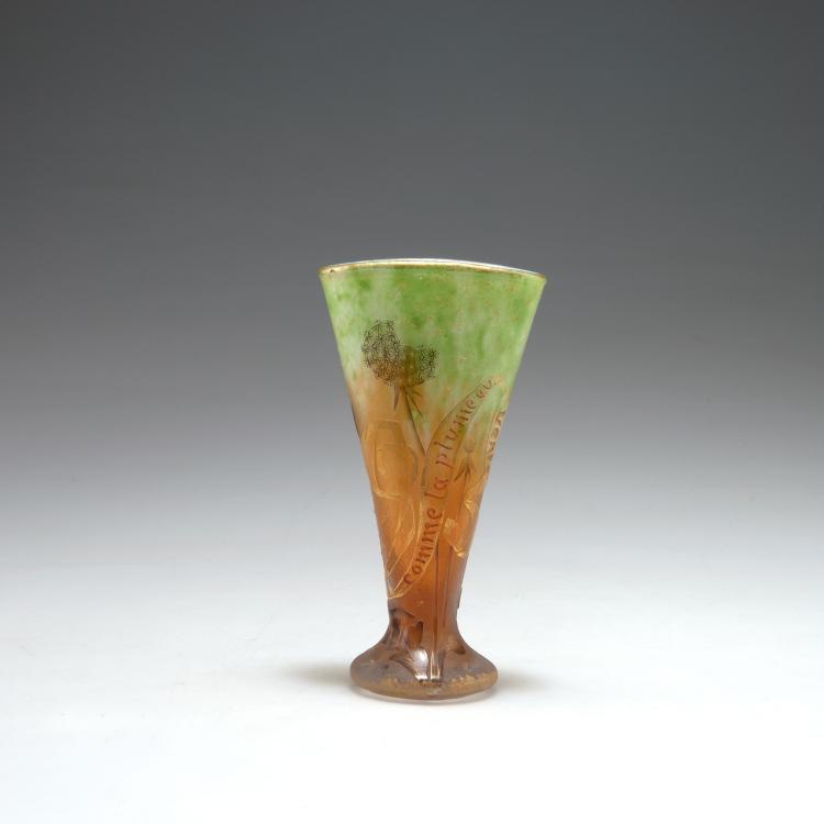 Bild 1 zu Objekt, Vase 'Comme la plume au vent', 1903, Daum Fr&egrave;res, Nancy, 117A 48