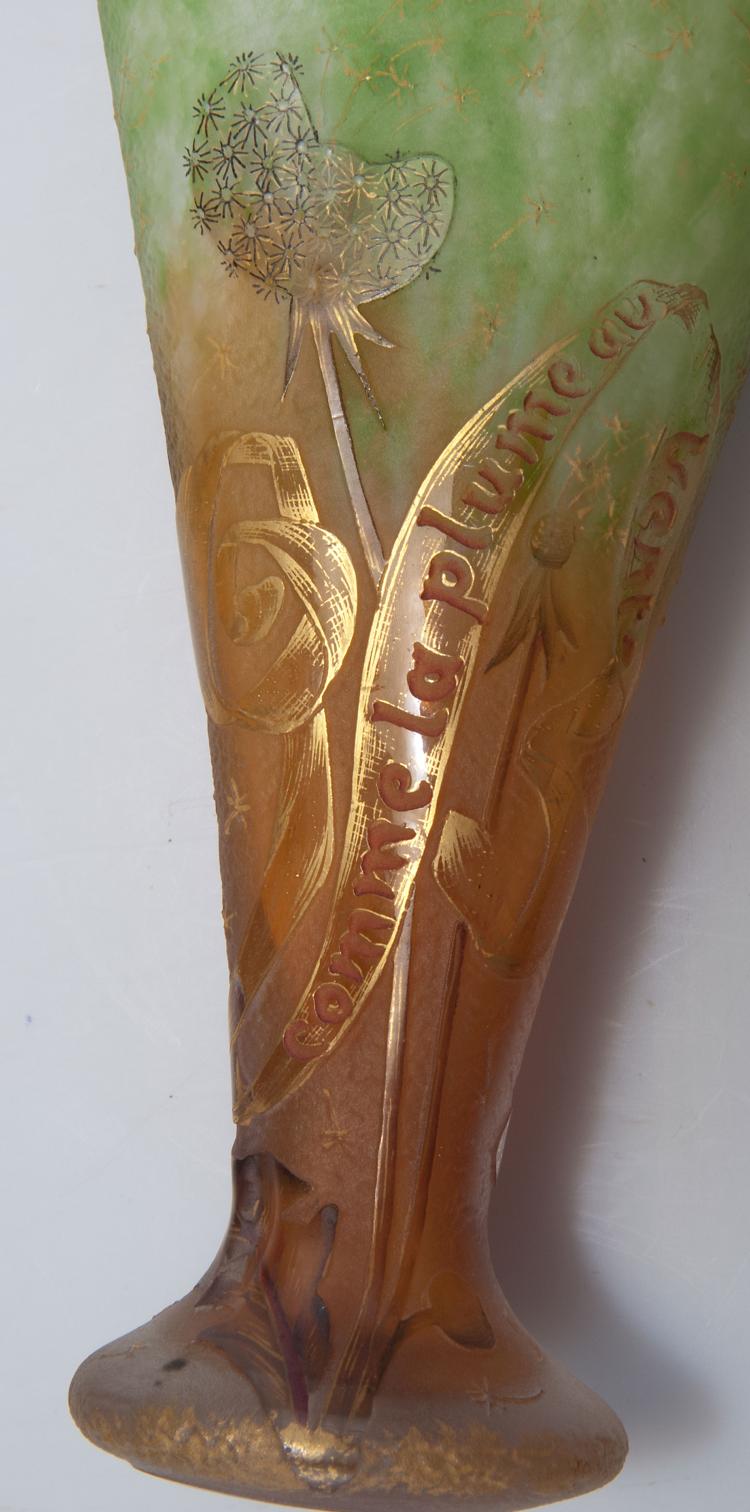 Bild 2 zu Objekt, Vase 'Comme la plume au vent', 1903, Daum Fr&egrave;res, Nancy, 117A 48