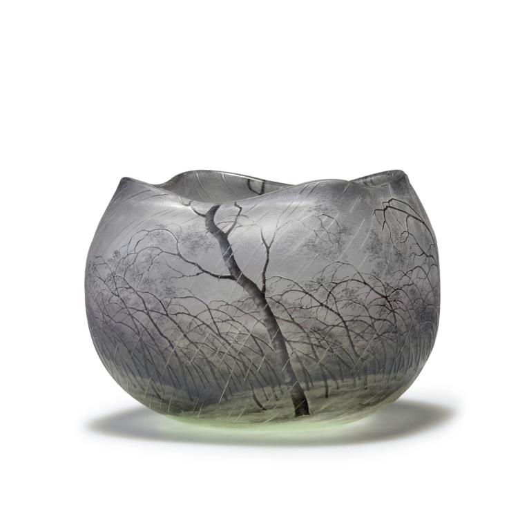 Hauptbild zu Objekt, 'Pluviose' vase, c1900, Henri Berg&eacute;, Daum Fr&egrave;res, Nancy, 117A 65