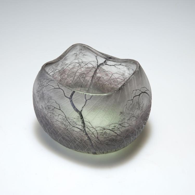 Bild 2 zu Objekt, 'Pluviose' vase, c1900, Henri Berg&eacute;, Daum Fr&egrave;res, Nancy, 117A 65