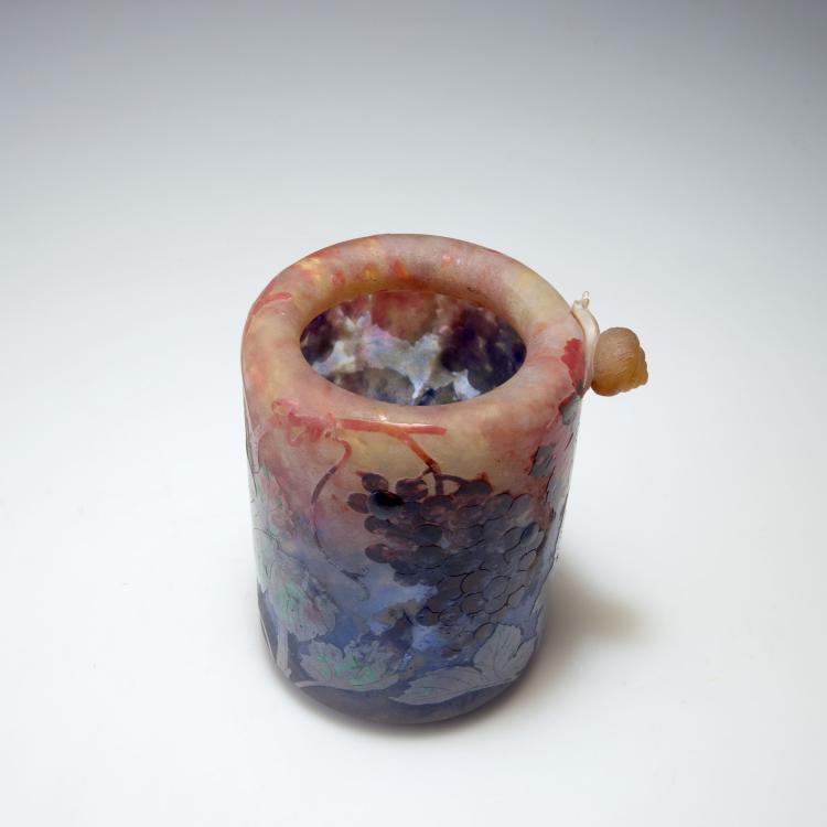 Bild 3 zu Objekt, 'Vigne et escargot' vase, 1904, Henri Berg&eacute;, Daum Fr&egrave;res, Nancy, 117A 49