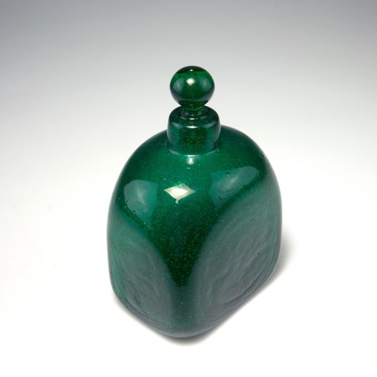 Bild 1 zu Objekt, 'A bollicine' bottle with stopper, c1932, Carlo Scarpa, Venini & C., Murano, 116B 70