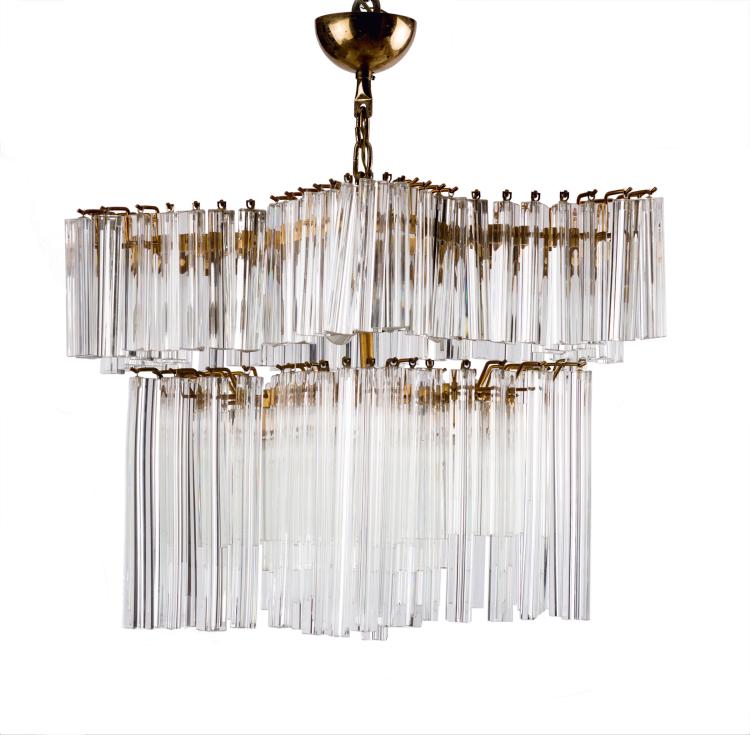 Hauptbild zu Objekt, Deckenleuchter, um 1961, Ludovico Diaz de Santillana, Salviati & C., Murano (zugeschrieben), 116A 248