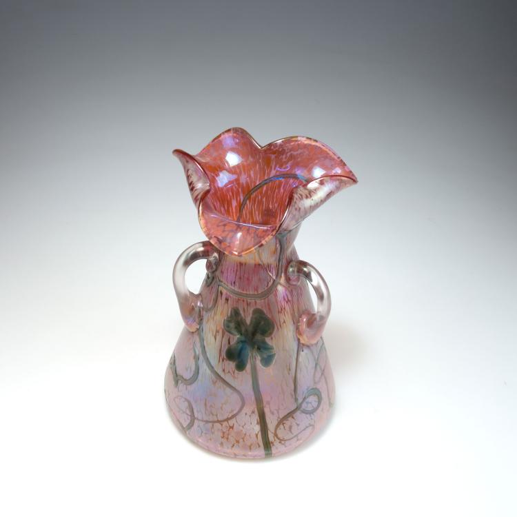 Bild 2 zu Objekt, Vase with handles, 1900-05, Elisabeth Glasfabrik, Kosten bei Teplitz; Pallme-K&ouml;nig, Gebr.; Habel, Wilhelm, 117C 39