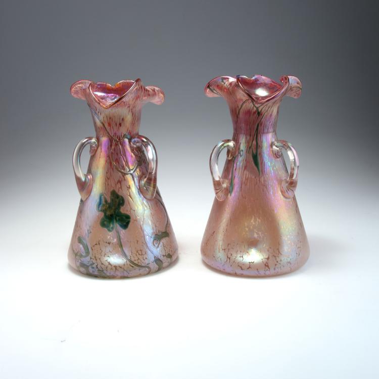 Bild 3 zu Objekt, Vase with handles, 1900-05, Elisabeth Glasfabrik, Kosten bei Teplitz; Pallme-K&ouml;nig, Gebr.; Habel, Wilhelm, 117C 39