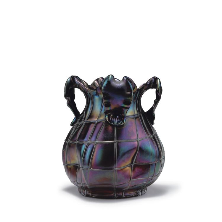 Bild 1 zu Objekt, Vase, 1900-10, Elisabeth Glasfabrik, Kosten bei Teplitz; Pallme-K&ouml;nig, Gebr.; Habel, Wilhelm, 117C 123