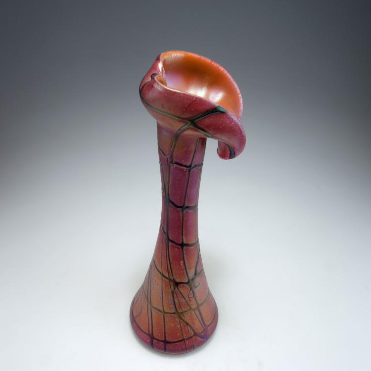 Bild 1 zu Objekt, Tall vase, 1900-03, Elisabeth Glasfabrik, Kosten bei Teplitz; Pallme-K&ouml;nig, Gebr.; Habel, Wilhelm, 117C 137