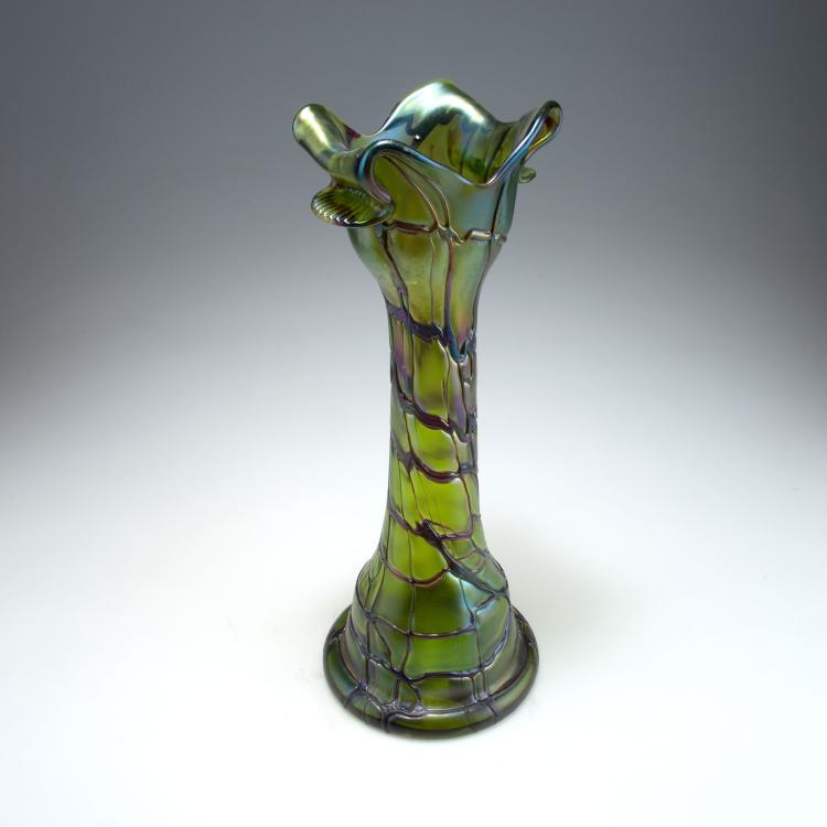 Bild 1 zu Objekt, Tall vase, 1900-03, Elisabeth Glasfabrik, Kosten bei Teplitz; Pallme-K&ouml;nig, Gebr.; Habel, Wilhelm, 117C 139