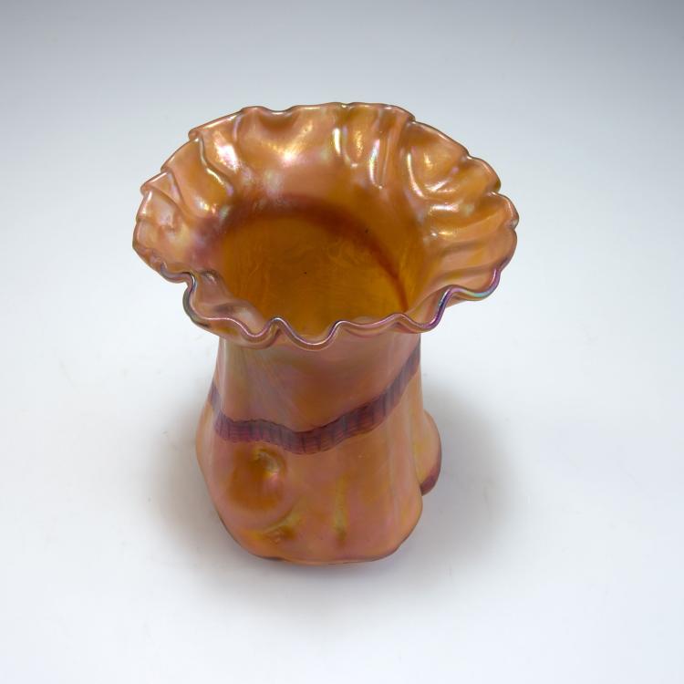 Bild 1 zu Objekt, Vase, 1900-10, Elisabeth Glasfabrik, Kosten bei Teplitz; Pallme-K&ouml;nig, Gebr.; Habel, Wilhelm, 117C 119