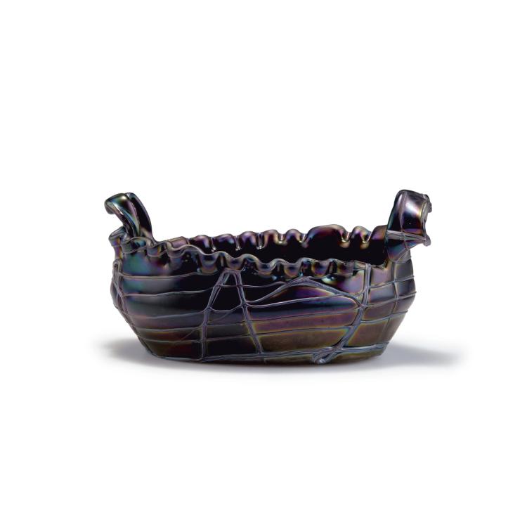 Hauptbild zu Objekt, Bowl, 1900-03, Elisabeth Glasfabrik, Kosten bei Teplitz; Pallme-K&ouml;nig, Gebr.; Habel, Wilhelm, 117C 27