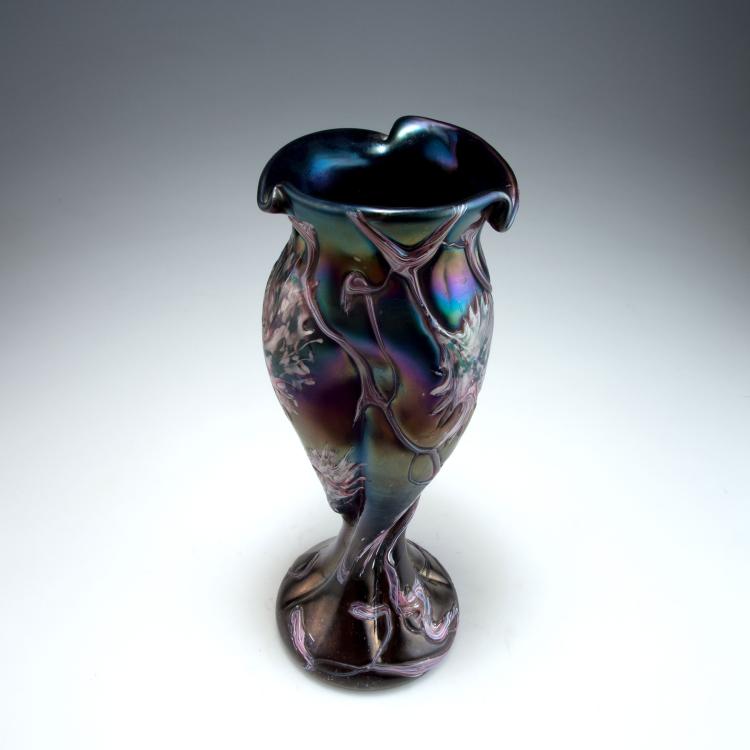 Bild 1 zu Objekt, Vase, 1900-05, Elisabeth Glasfabrik, Kosten bei Teplitz; Pallme-K&ouml;nig, Gebr.; Habel, Wilhelm, 117C 30