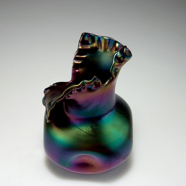 Bild 1 zu Objekt, Vase, 1900-10, Elisabeth Glasfabrik, Kosten bei Teplitz; Pallme-K&ouml;nig, Gebr.; Habel, Wilhelm, 117C 13