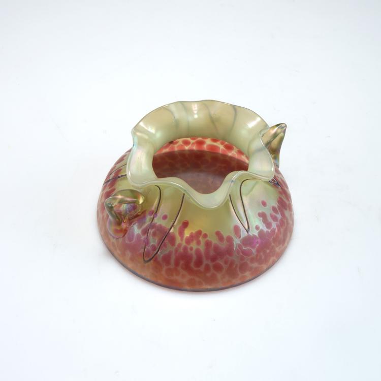 Bild 1 zu Objekt, Vase with handles, 1900-10, Elisabeth Glasfabrik, Kosten bei Teplitz; Pallme-K&ouml;nig, Gebr.; Habel, Wilhelm, 117C 19