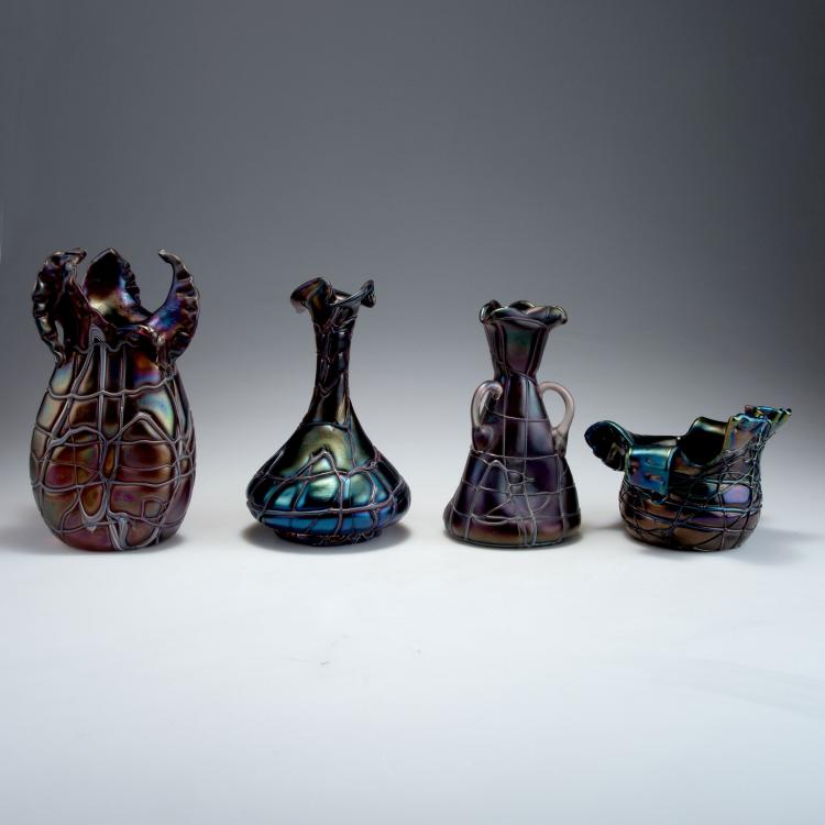 Bild 2 zu Objekt, Vase with handles, 1900-03, Elisabeth Glasfabrik, Kosten bei Teplitz; Pallme-K&ouml;nig, Gebr.; Habel, Wilhelm, 117C 69