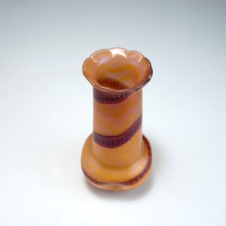 Bild 1 zu Objekt, Vase, 1900-10, Elisabeth Glasfabrik, Kosten bei Teplitz; Pallme-K&ouml;nig, Gebr.; Habel, Wilhelm, 117C 120