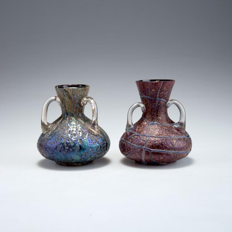 Bild 2 zu Objekt, Vase with handles, 1900-10, Elisabeth Glasfabrik, Kosten bei Teplitz; Pallme-K&ouml;nig, Gebr.; Habel, Wilhelm, 117C 128