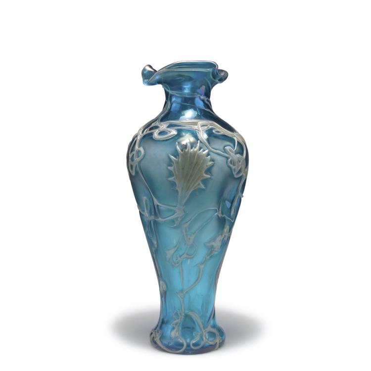 Hauptbild zu Objekt, Tall vase, 1900-05, Elisabeth Glasfabrik, Kosten bei Teplitz; Pallme-K&ouml;nig, Gebr.; Habel, Wilhelm, 117C 32