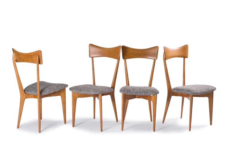 Hauptbild zu Objekt, Vier St&uuml;hle, um 1950, Ico Parisi, Colombo, Mailand, 116A 206