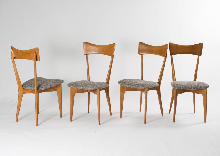 Bild 1 zu Objekt, Vier St&uuml;hle, um 1950, Ico Parisi, Colombo, Mailand, 116A 206