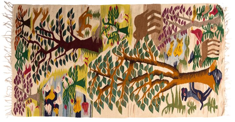 Hauptbild zu Objekt, Teppich, 1950er Jahre, Deutschland, 116C 65