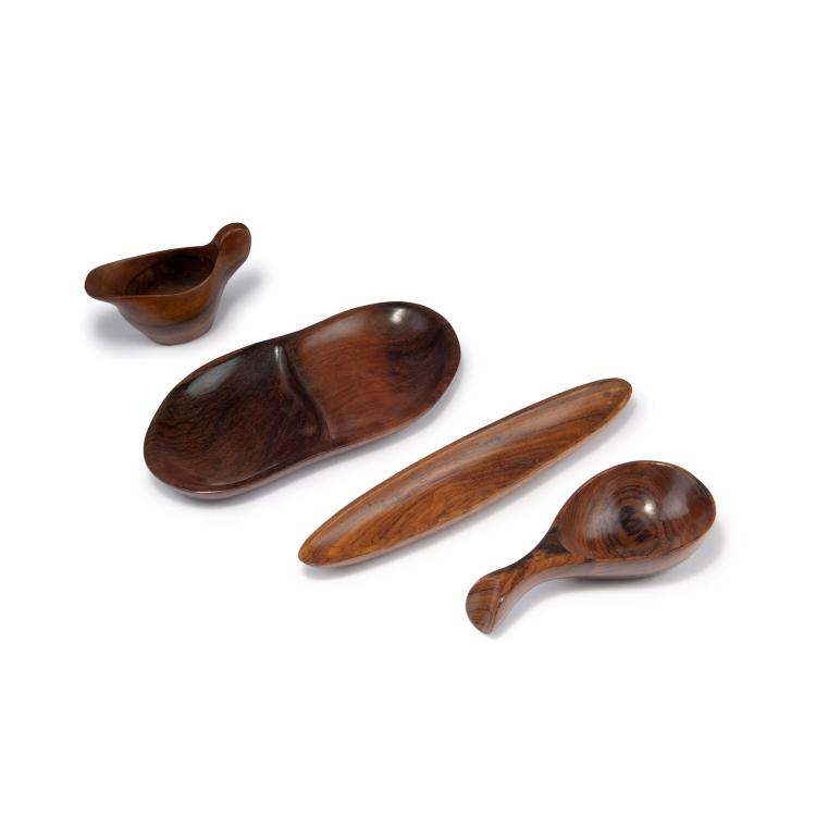 Hauptbild zu Objekt, Zwei Schalen, L&ouml;ffel, Sahnek&auml;nnchen, 1950er Jahre, Jean Gillon, Jac-Arte, Sao Paulo, 116C 72