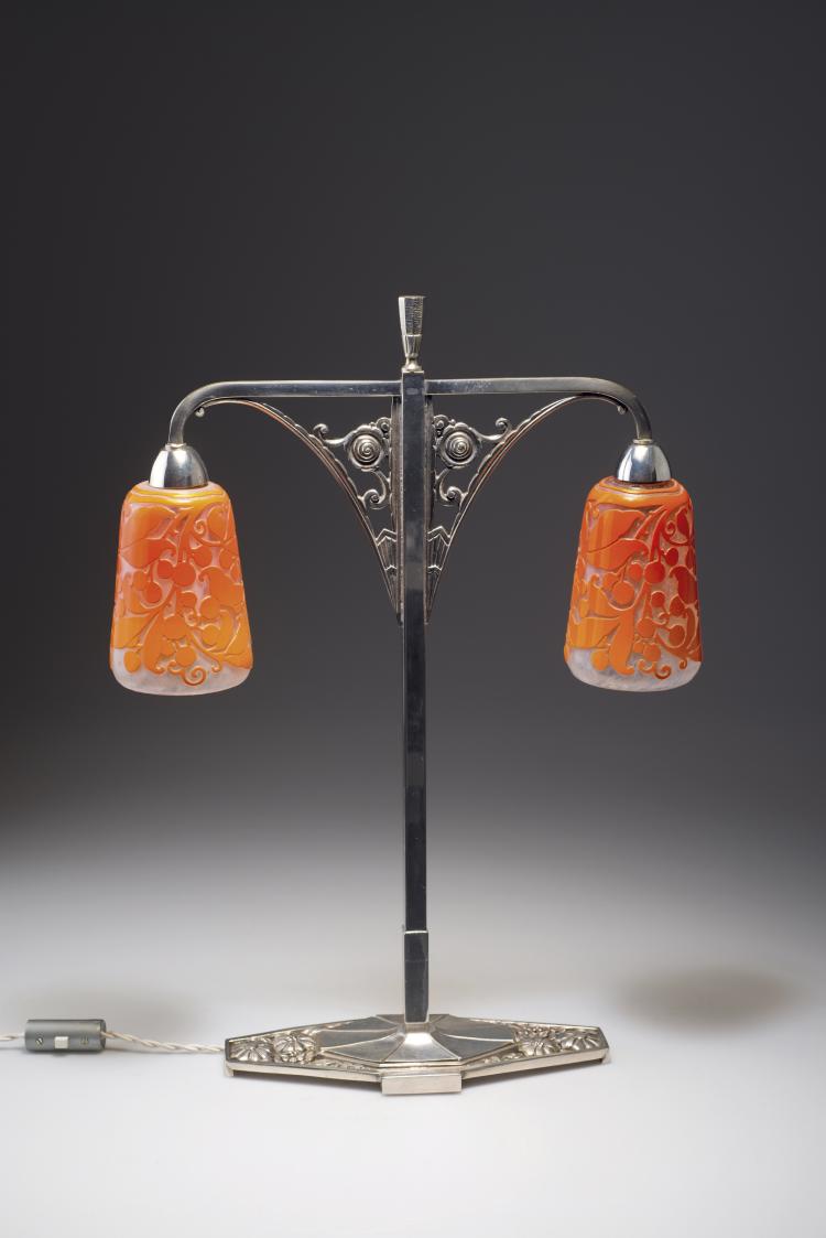 Hauptbild zu Objekt, Table light, c1925, Daum Fr&egrave;res, Nancy, 117A 118